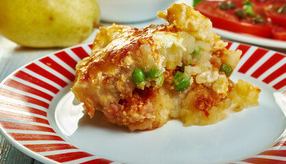 Sicilian Gatto' di patate con ragu