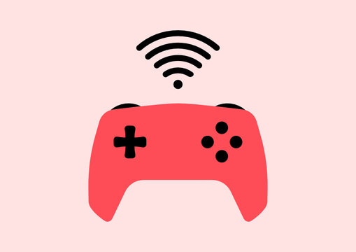 Video Game Controller Icon. Gamepad Vector Illustration