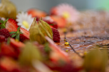 g&acirc;teau fruit rouge