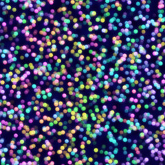 Seamless multicolored bokeh background. Blurred background.