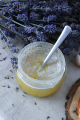 Pancakes with honey and berries. blueberry pie with blueberries. Pancakes with chocolate and berries