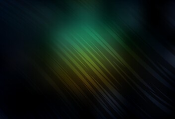 Dark Blue, Green vector blurred bright template.
