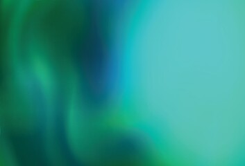 Light Green vector colorful blur background.