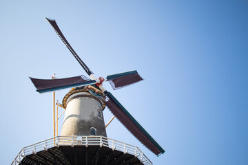 Dutch windmill 'Windmolen Windlust' in Wateringen (Westland, Zuid-Holland, The Netherlands)