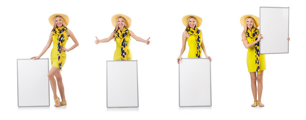 Young woman in fashion concept