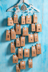 Handmade Christmas Advent Calendar to do by yourself at home
