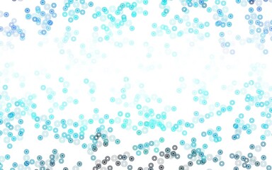 Light Blue, Green vector background with spots.