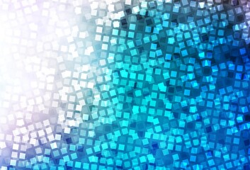 Light BLUE vector texture in rectangular style.