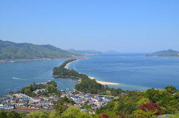 Fototapeta na wymiar 【京都府】天橋立からの風景