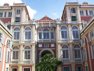 Fototapeta na wymiar Palazzo Reale, Via Balbi, Genoa