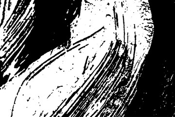 Grunge black and white. Dark abstract texture. Paint smears, smudges and streaks