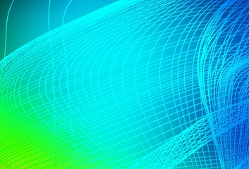 Light Blue, Green vector colorful blur backdrop.