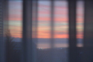 View from my window during a sunset.