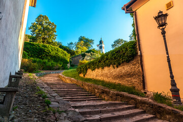 Panoramic view of Petrovaradin, Novi Sad, Serbia