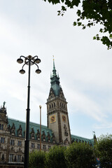 Fototapeta na wymiar Hamburger Rathaus, Dutschland