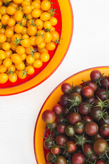 cherry tomatoes on a plate