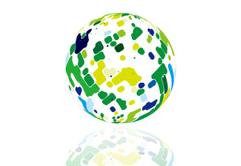 イラスト　球体　イメージ