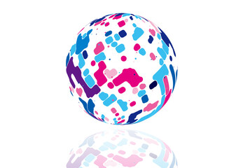 イラスト　球体　イメージ