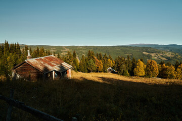 Countryside of Norway. Rural landscape from a different time.  Shot in Hallingdal, Gol. View...