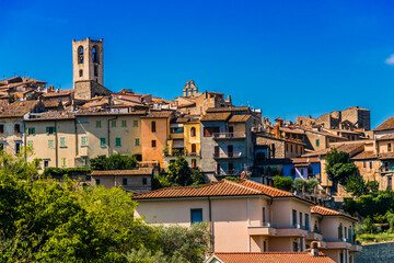 Fototapeta na wymiar View of Narni, an ancient hilltown of Umbria, Italy