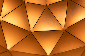 Black and gold geometric background - 379154063