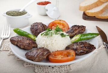 meatball with rice