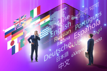 Concept of online foreign language translation and learning