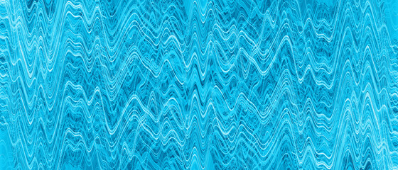 Abstract blue wavy lines pattern