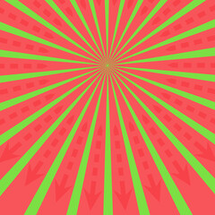 Fototapeta premium Abstract background explosion festival season with red colorful rays sunburst fractal sunbeam bright texture wallpaper art graphic design vector illustration pattern seamless 