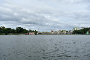 Obraz premium Bangladeshi beautiful Lake Landscape