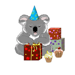 Koala bear's birthday