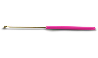 Ear pick Steel  on a white background,with clipping path