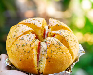 Korean Cream Creese Garlic Bread Indonesia