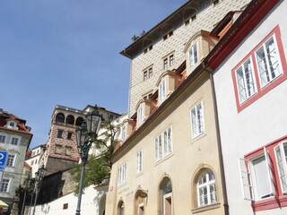 Fototapeta na wymiar historische Architektur in der Prager Kleinseite
