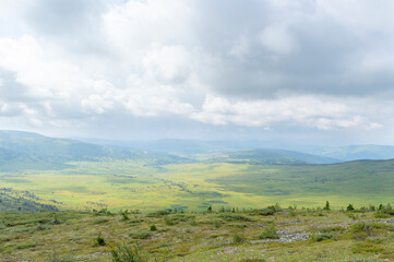 Fototapeta premium Beautiful mountain landscape in the Republic of Khakassia. Eastern Siberia, Russia