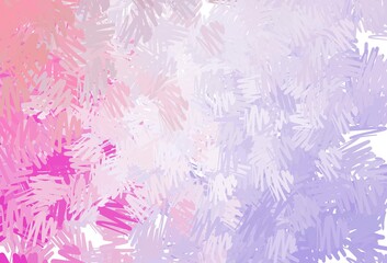 Light Purple, Pink vector background with stright stripes.