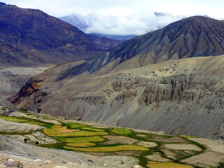 Incredible landscape in the Nubra Valley, Ladakh, India 