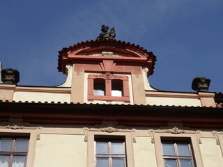 Fototapeta na wymiar historische Architektur in der Prager Kleinseite