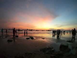 Sea Beach Sunset