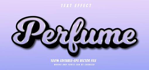 perfume text effect editable vector file text design vector