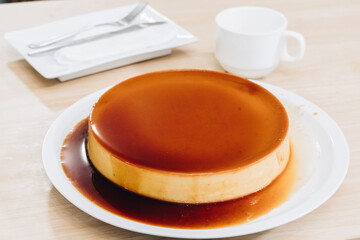 Homemade butter Custard cake
