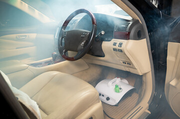 Pandemic series: Disinfect car interior with chlorine fume