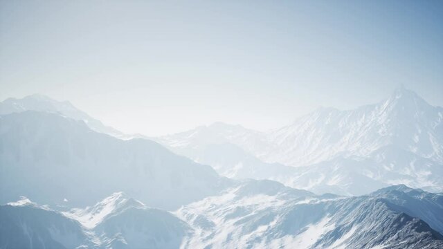 Alpine Alps mountain landscape, top of Europe Switzerland