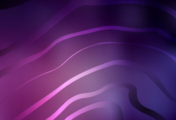 Dark Pink vector layout with curved lines.