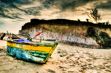 boat on the beach