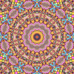 Repeating background of colored patterns
