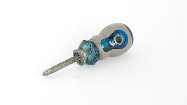 A screwdriver is used for general practice work.