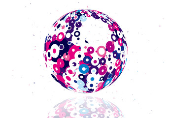 イラスト　球体　イメージ