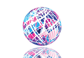 イラスト　球体　イメージ
