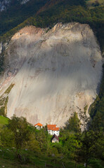 Avalanche, Triglav National Park, Municipality of Tolmin, Slovenia, Europe